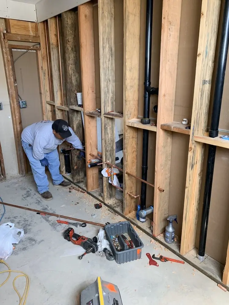Commercial rough-in plumbing for Gas Line Repair in Bixby Knolls